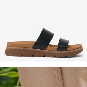 Vista Luxe Thea - Black/tan 8.5 - worn once